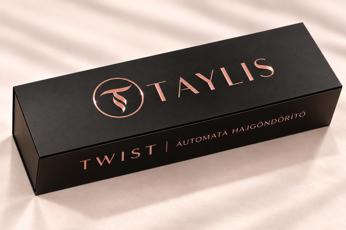 TAYLIS TWIST automata hajgöndörítő – prémium díszdoboz